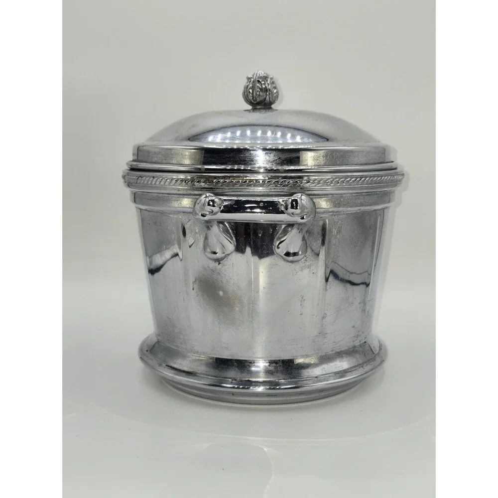 Keystone Ware Mid Century Modern 1960s Vacuum-Insulated Ice Bucket